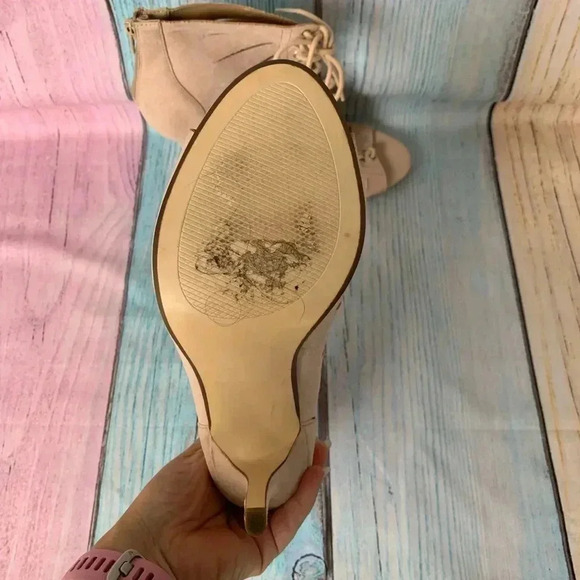 Pink forever21 cut out lace up heels - Picture 13 of 13